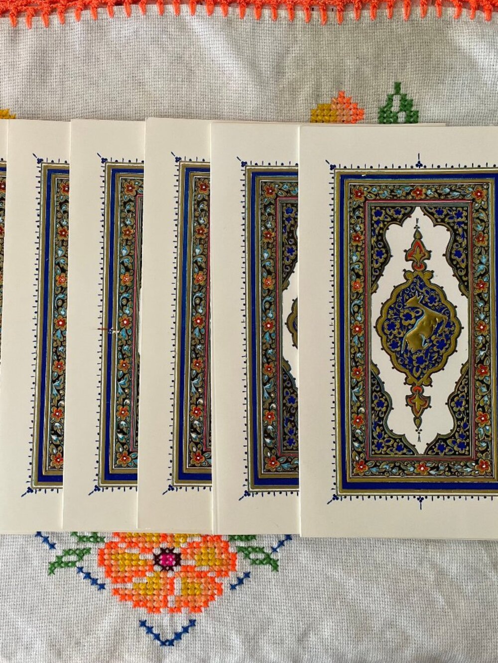 Turkish Art Thank You Cards Set of 8